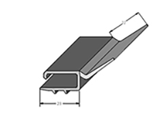 weather stripping sectional doors guides